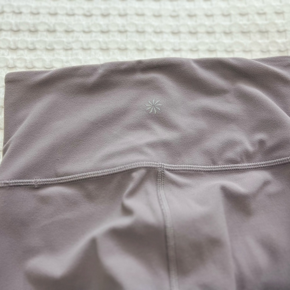 Athleta Elation Asymmetrical 7/8 Tight in Powervita Colorblock Lilac Stone - Picture 11 of 16